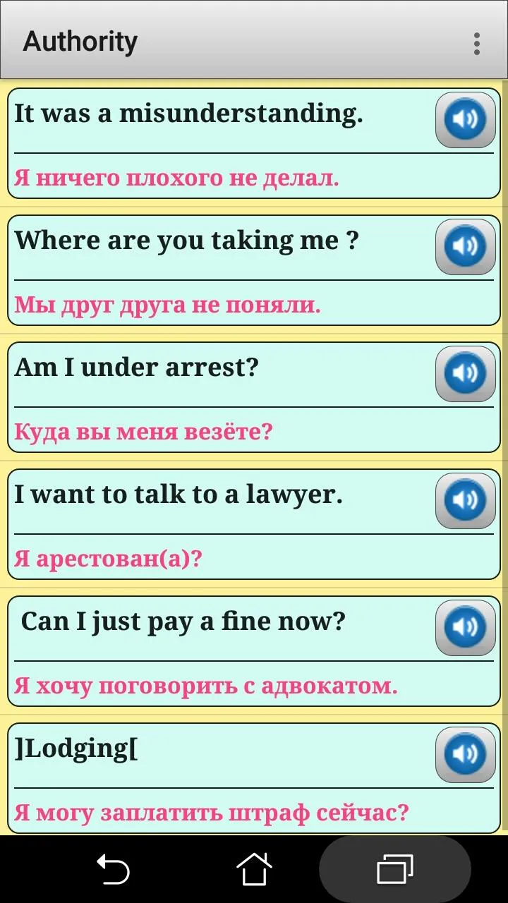 Russian phrasebook and phrases | Indus Appstore | Screenshot