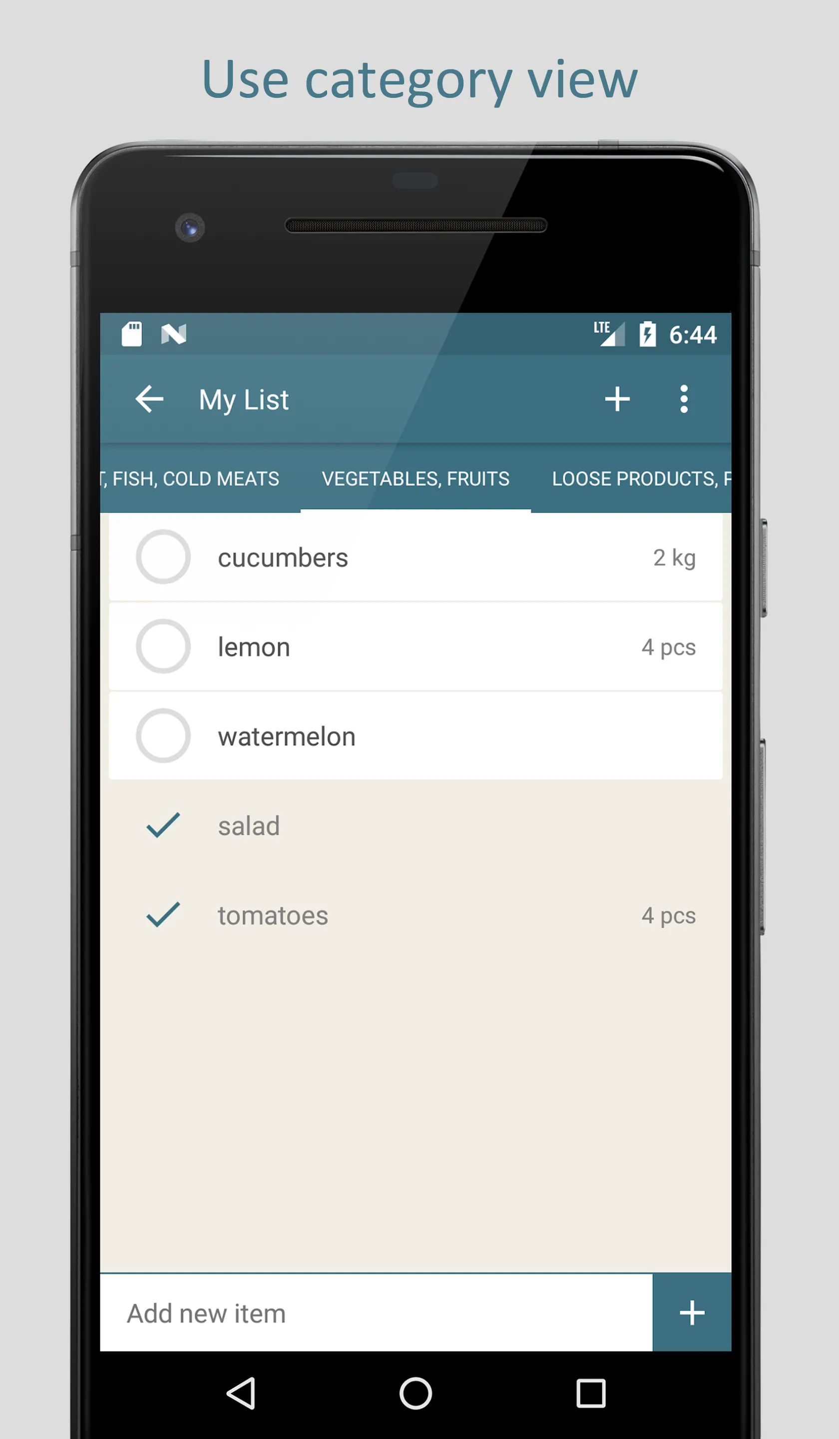 ShopTeo - shopping list | Indus Appstore | Screenshot