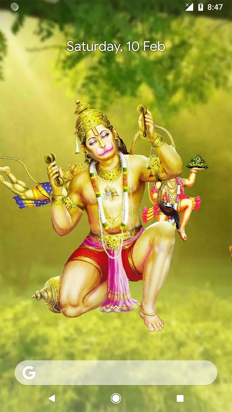 4D Hanuman Live Wallpaper | Indus Appstore | Screenshot