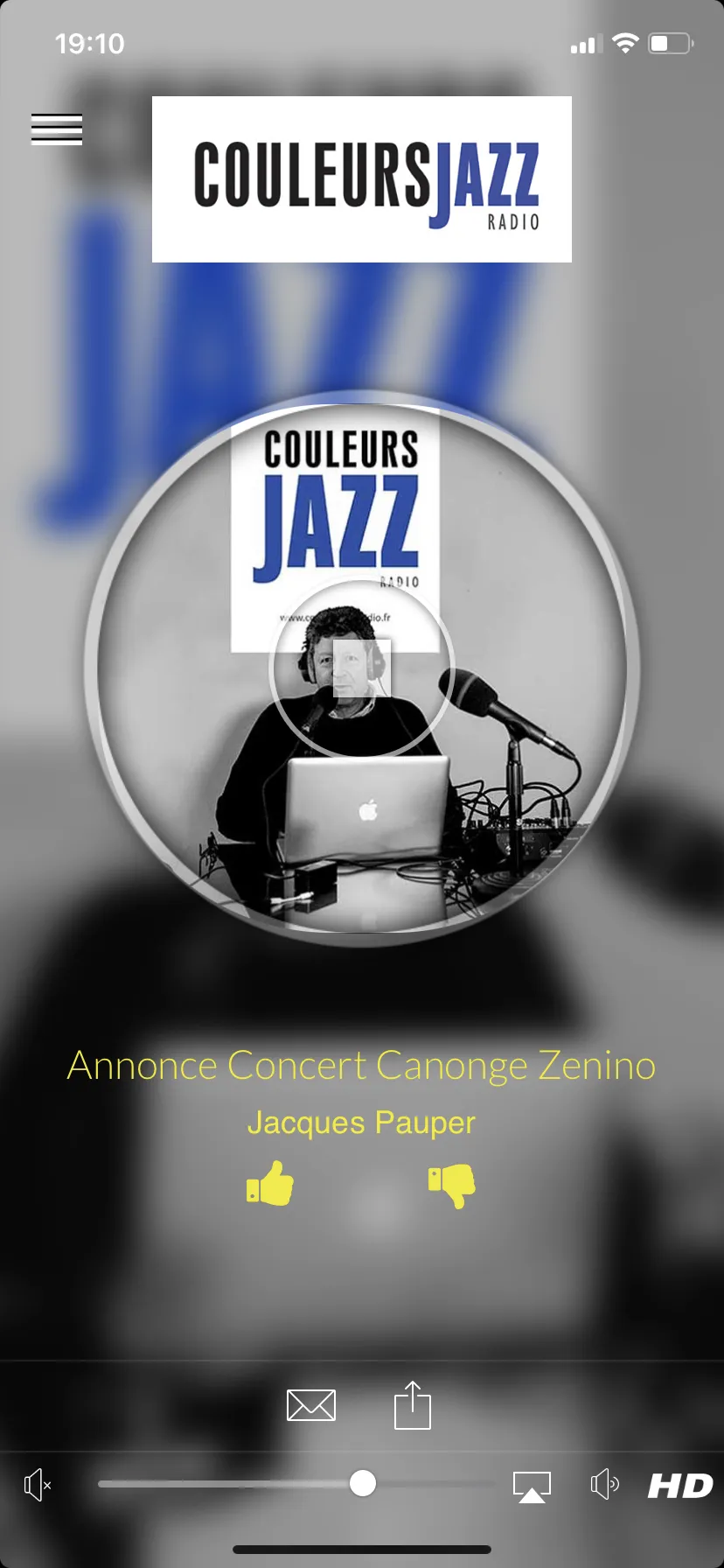 Couleurs Jazz Radio | Indus Appstore | Screenshot