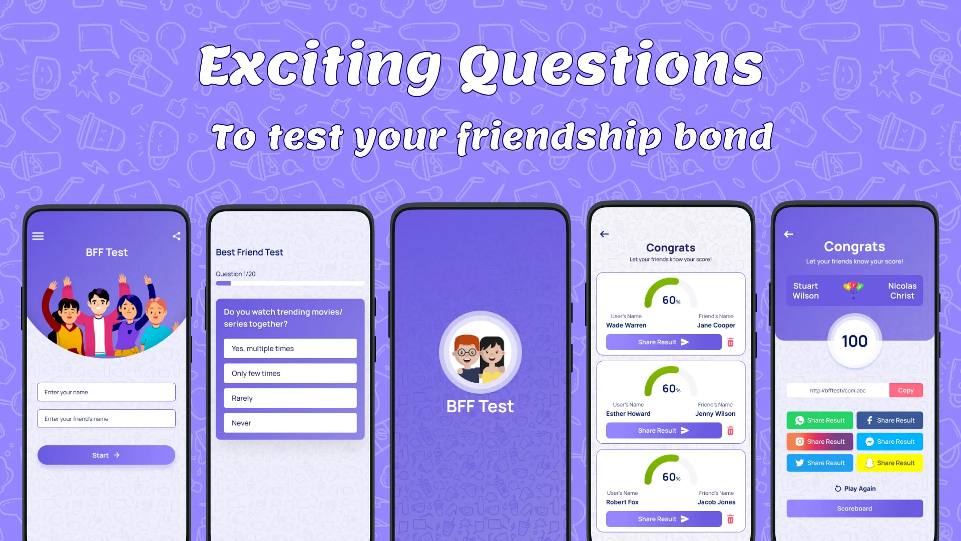 BFF Test - Quiz For Friends | Indus Appstore | Screenshot