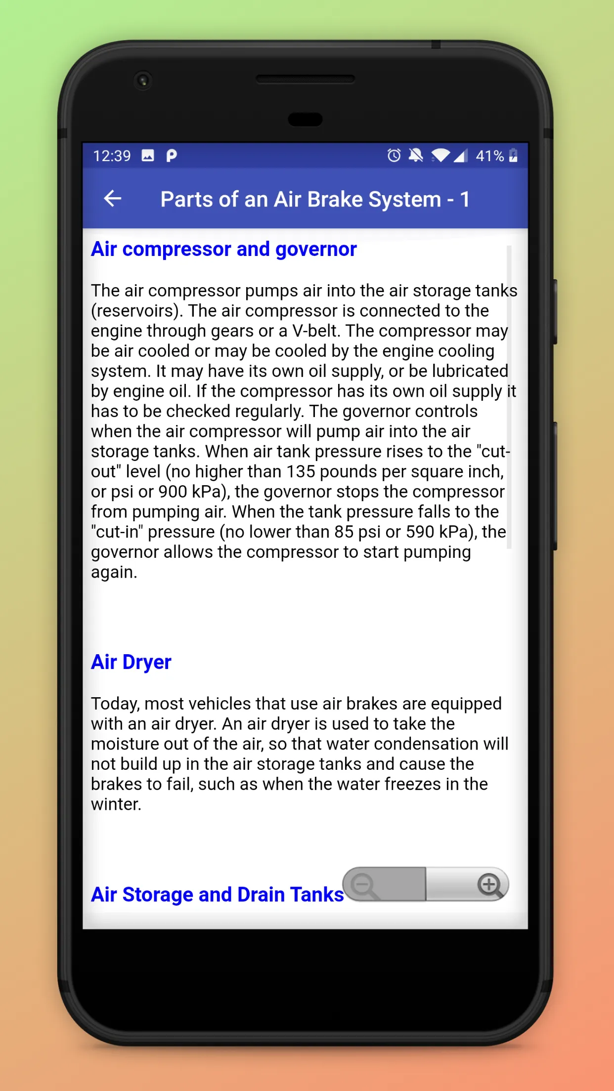 Air Brakes Test - CDL | Indus Appstore | Screenshot