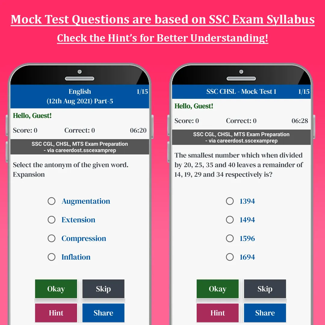 SSC CGL Exam Prep & Mock Tests | Indus Appstore | Screenshot