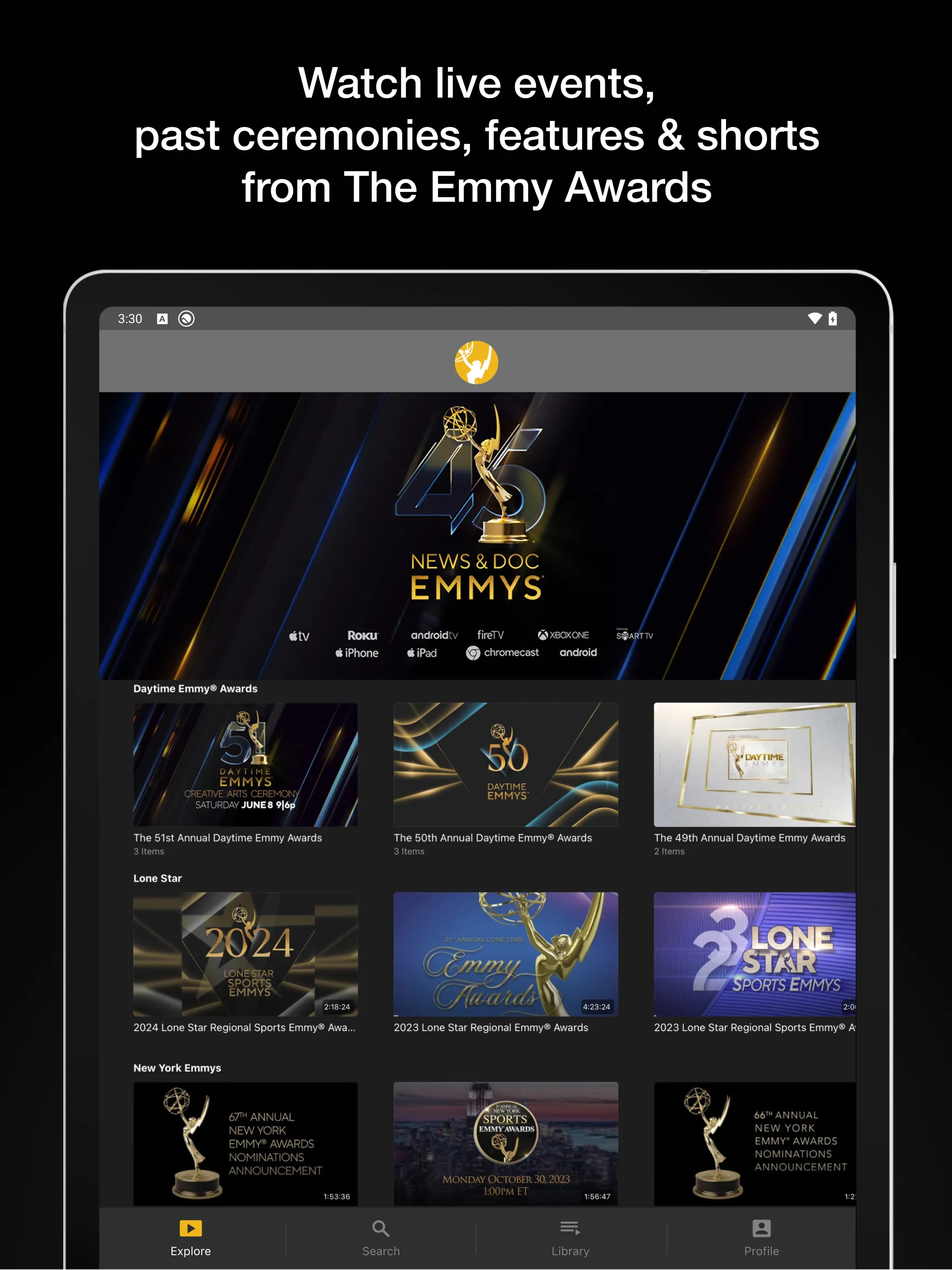 The Emmys | Indus Appstore | Screenshot