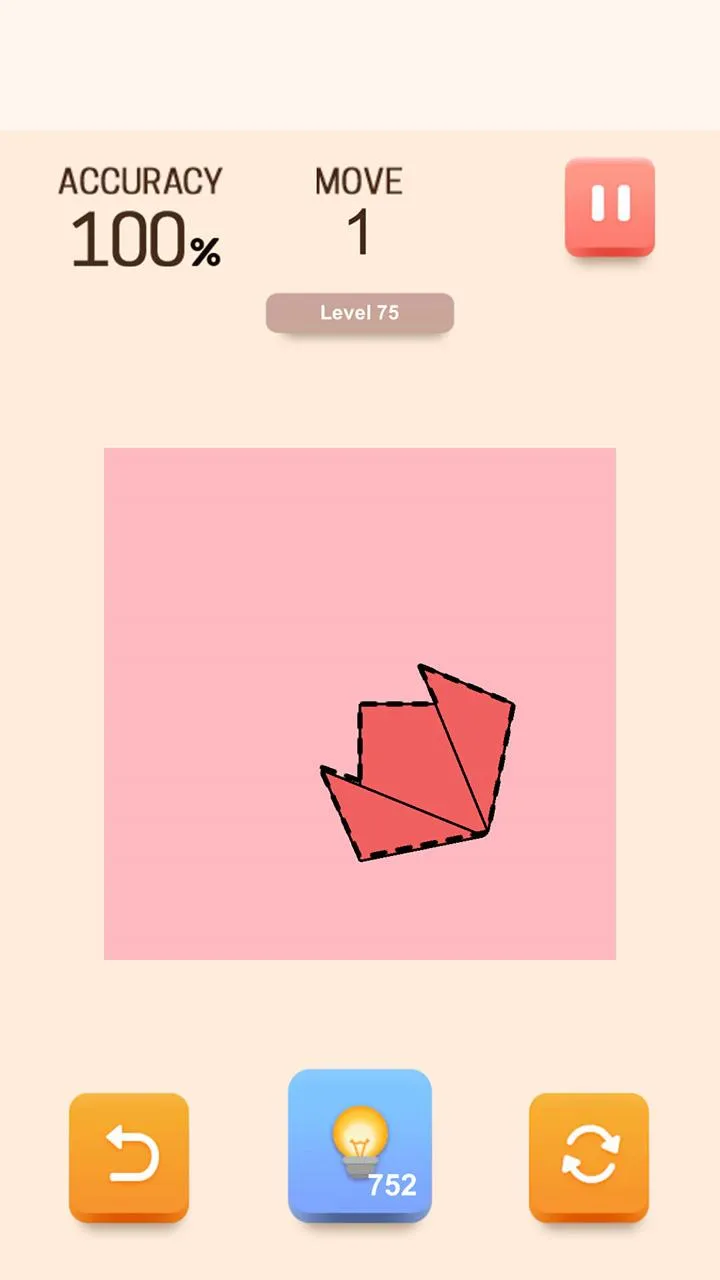 Paper Folding Puzzle | Indus Appstore | Screenshot