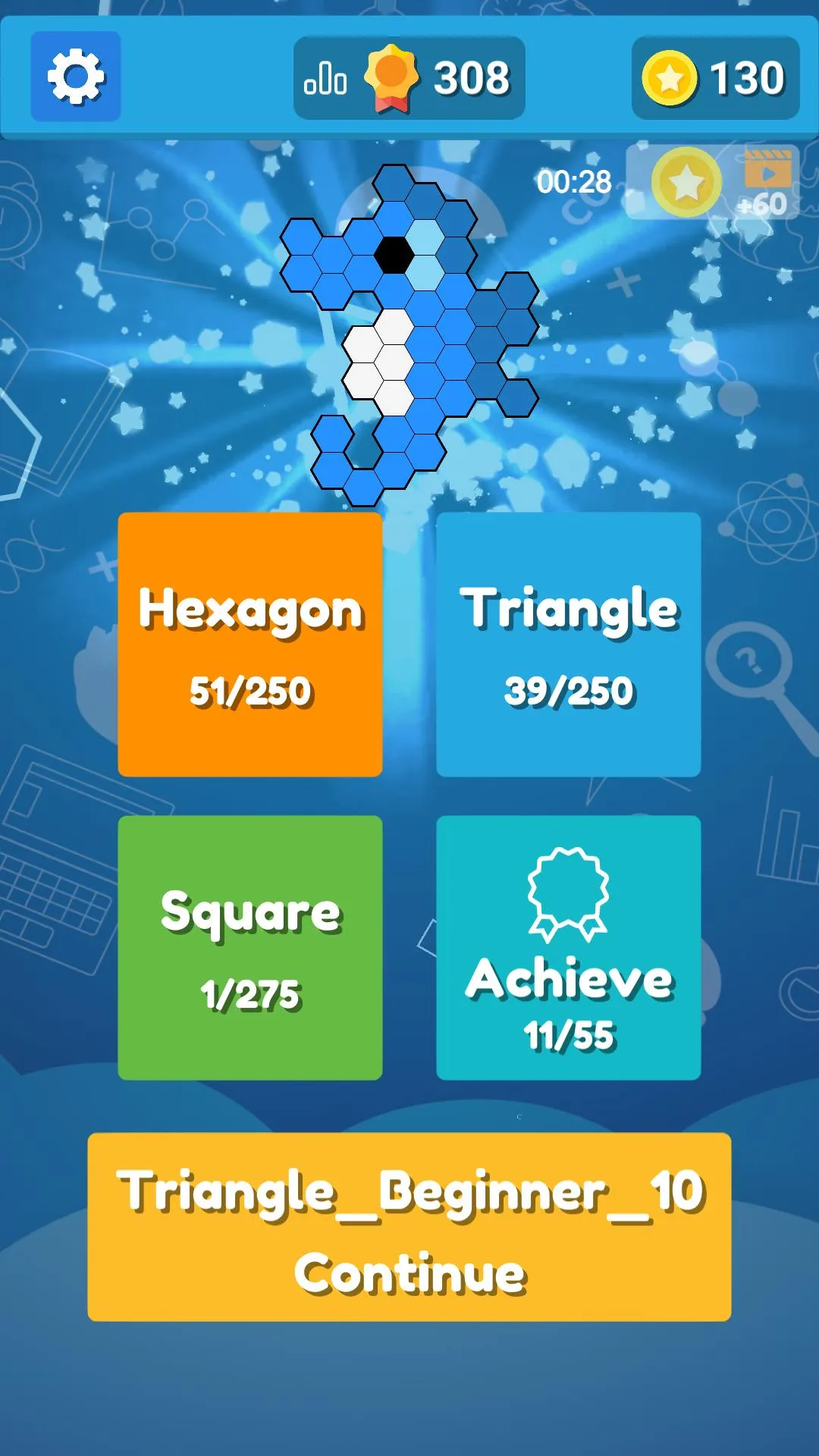 Hexa Block Puzzle - Tangram Ga | Indus Appstore | Screenshot