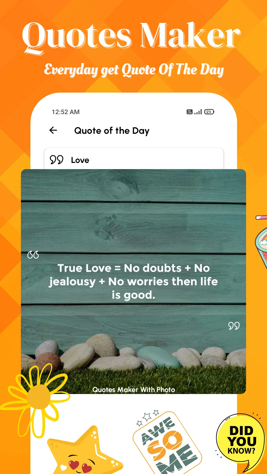 Quotes Creator & Daily Quotes | Indus Appstore | Screenshot