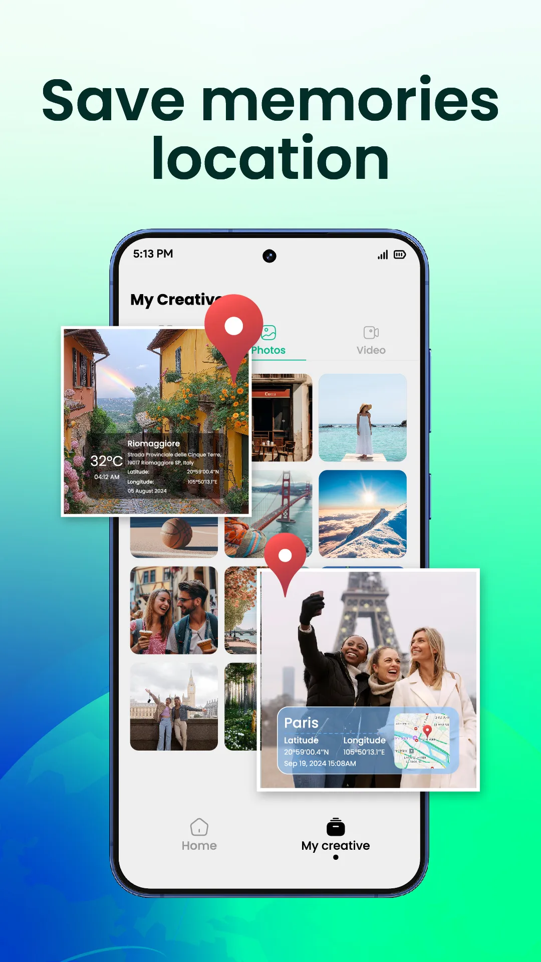GPS Cam: Timestamp & Location | Indus Appstore | Screenshot