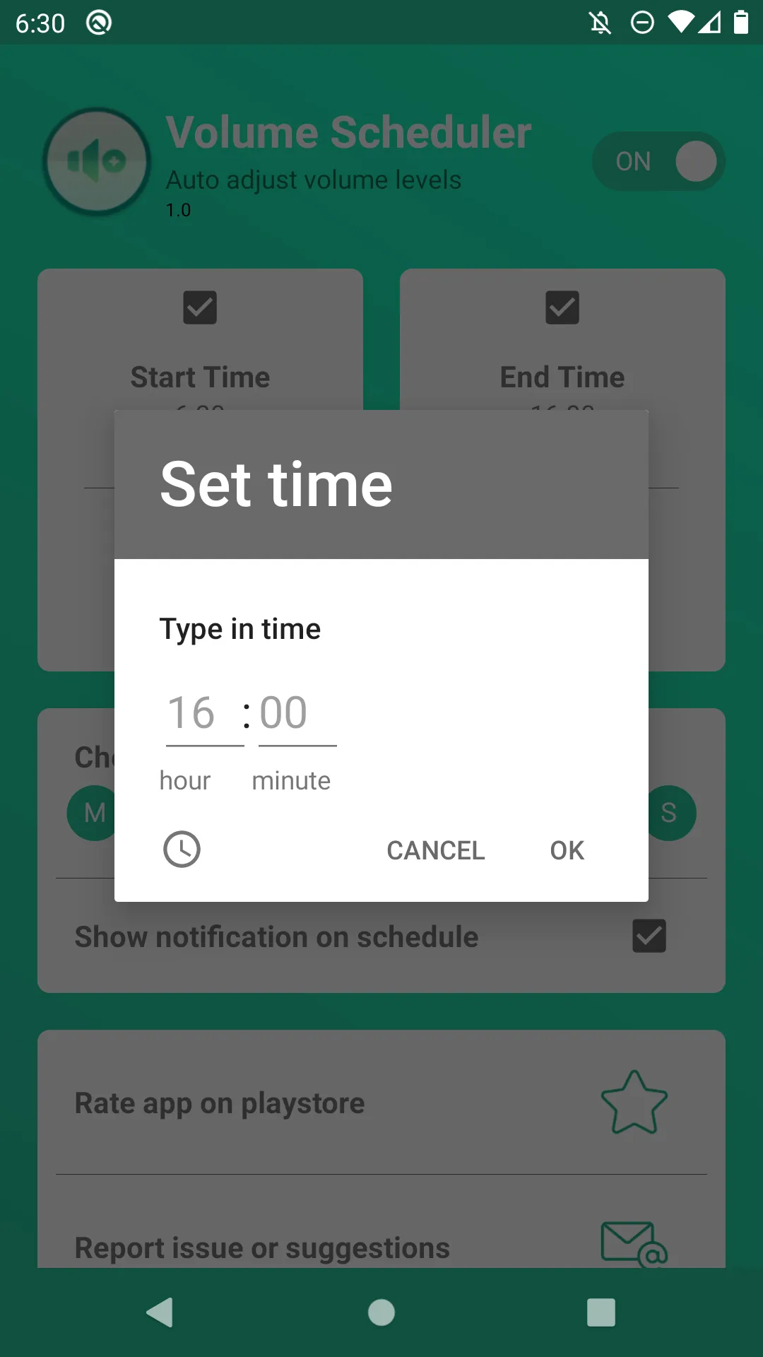 Volume Scheduler - silent mode | Indus Appstore | Screenshot