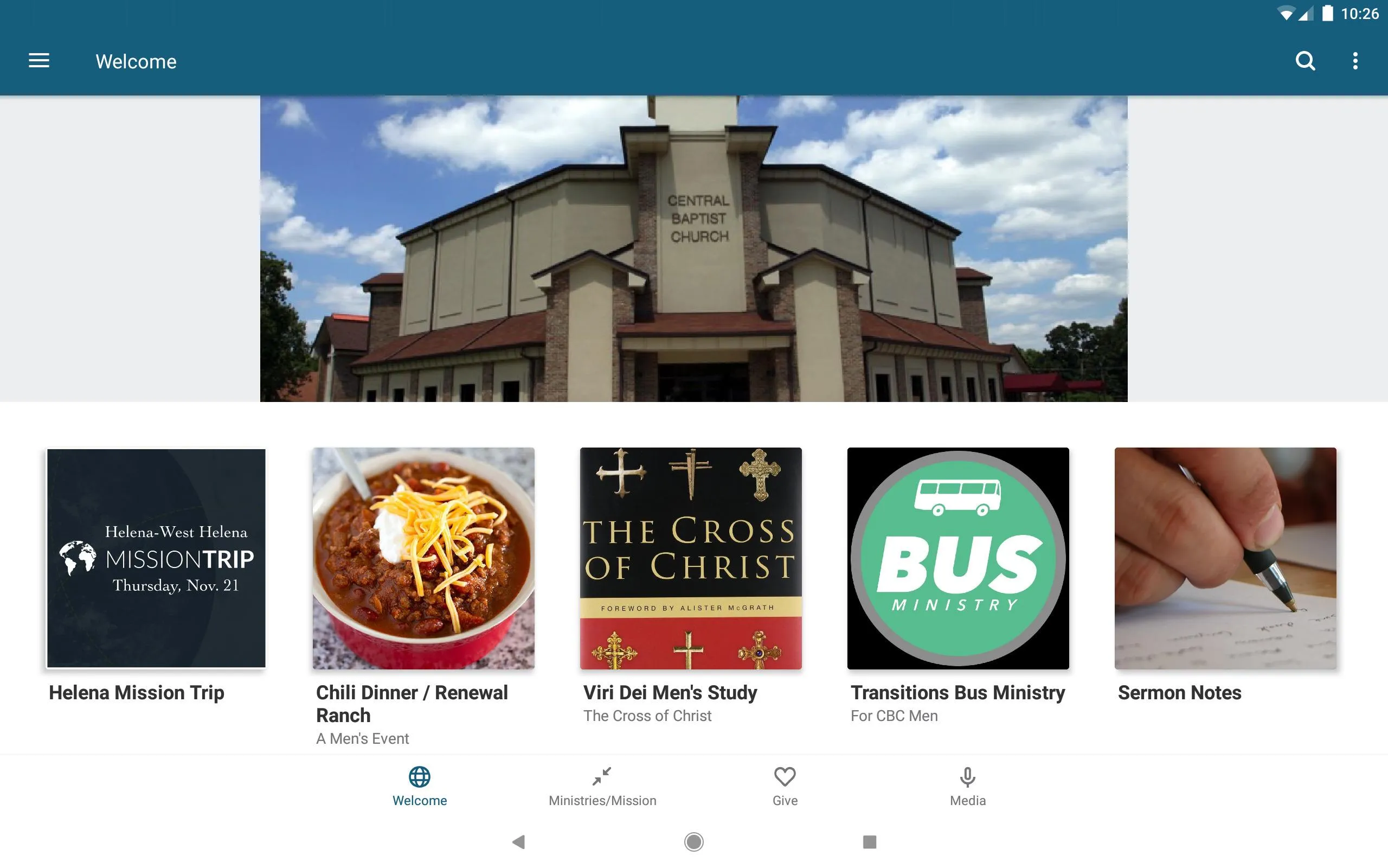 Central Baptist Church NLR, AR | Indus Appstore | Screenshot