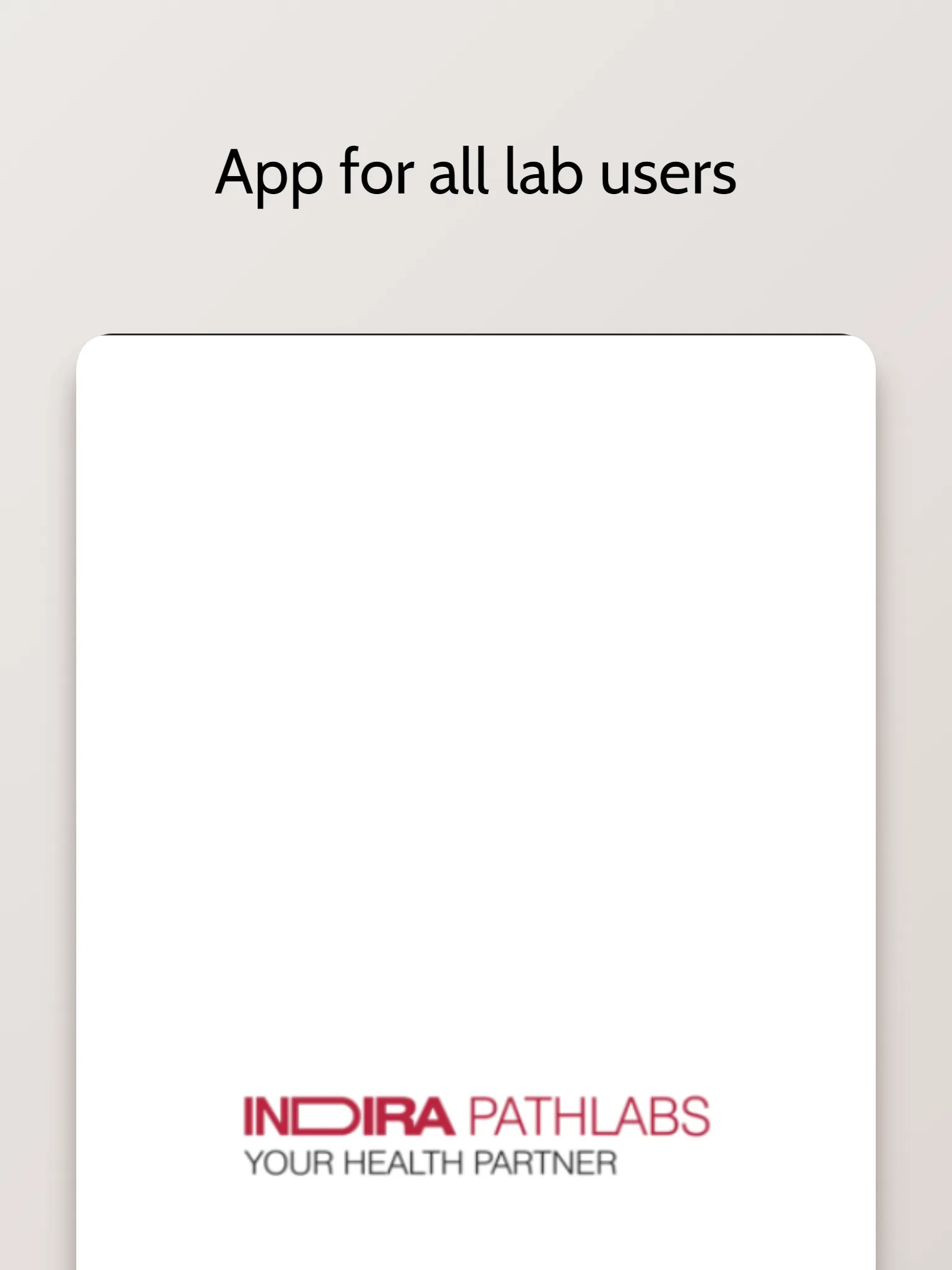 Indira Path Labs | Indus Appstore | Screenshot