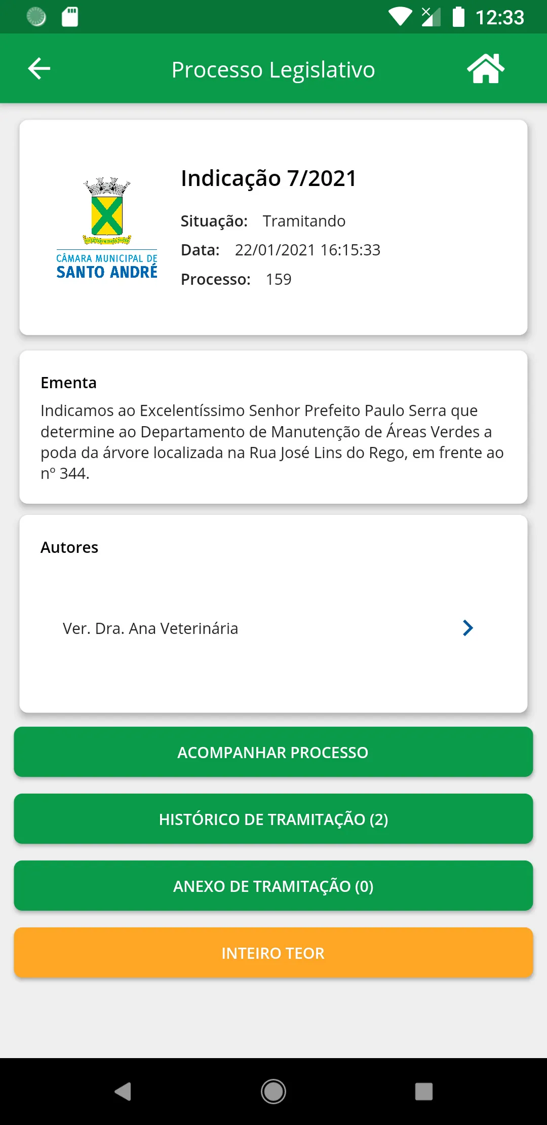 Câmara de Santo André | Indus Appstore | Screenshot