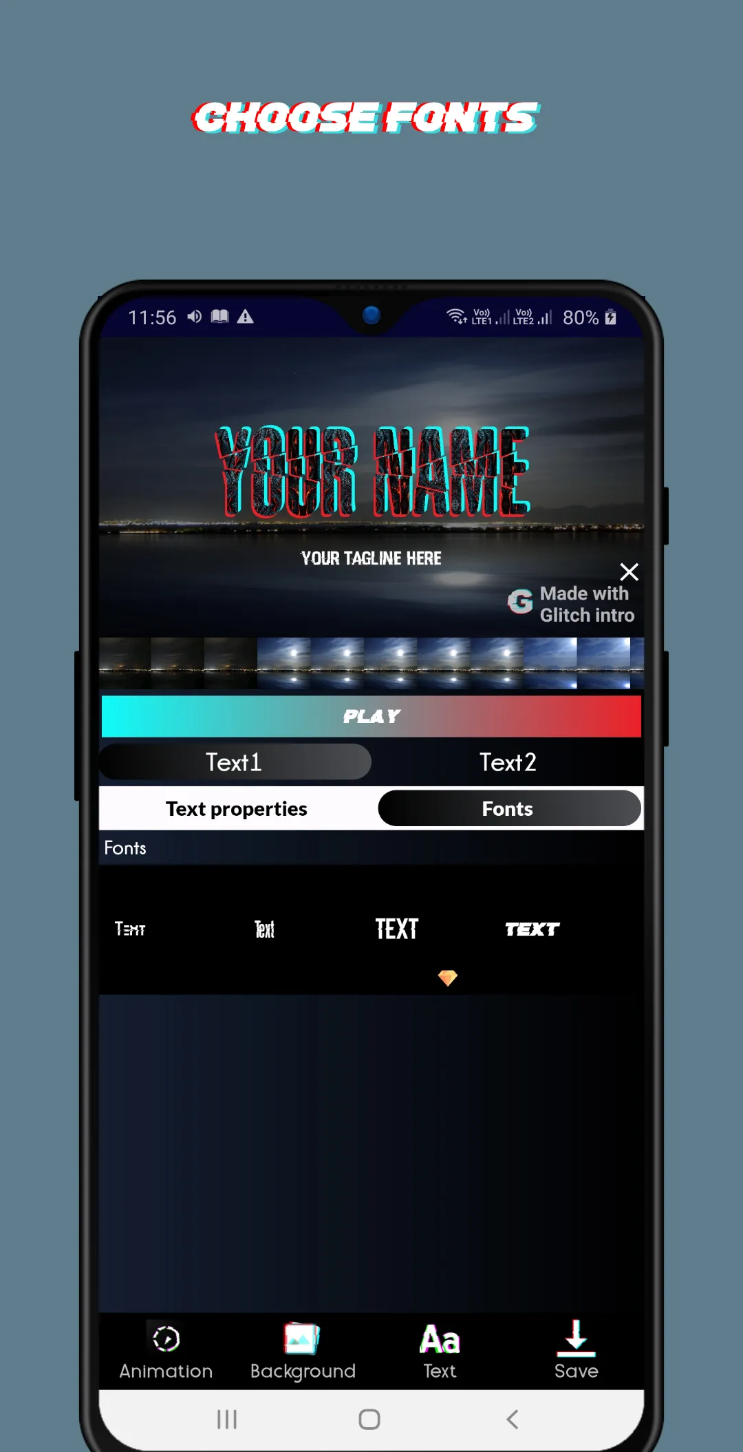 Glitch Intro Maker | Indus Appstore | Screenshot