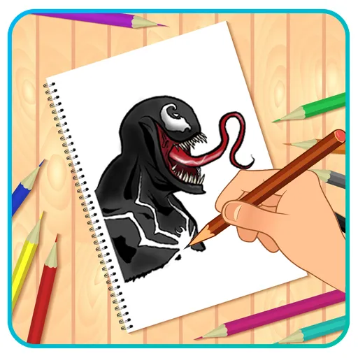 How To Draw Superhero Venom | Indus Appstore | Screenshot