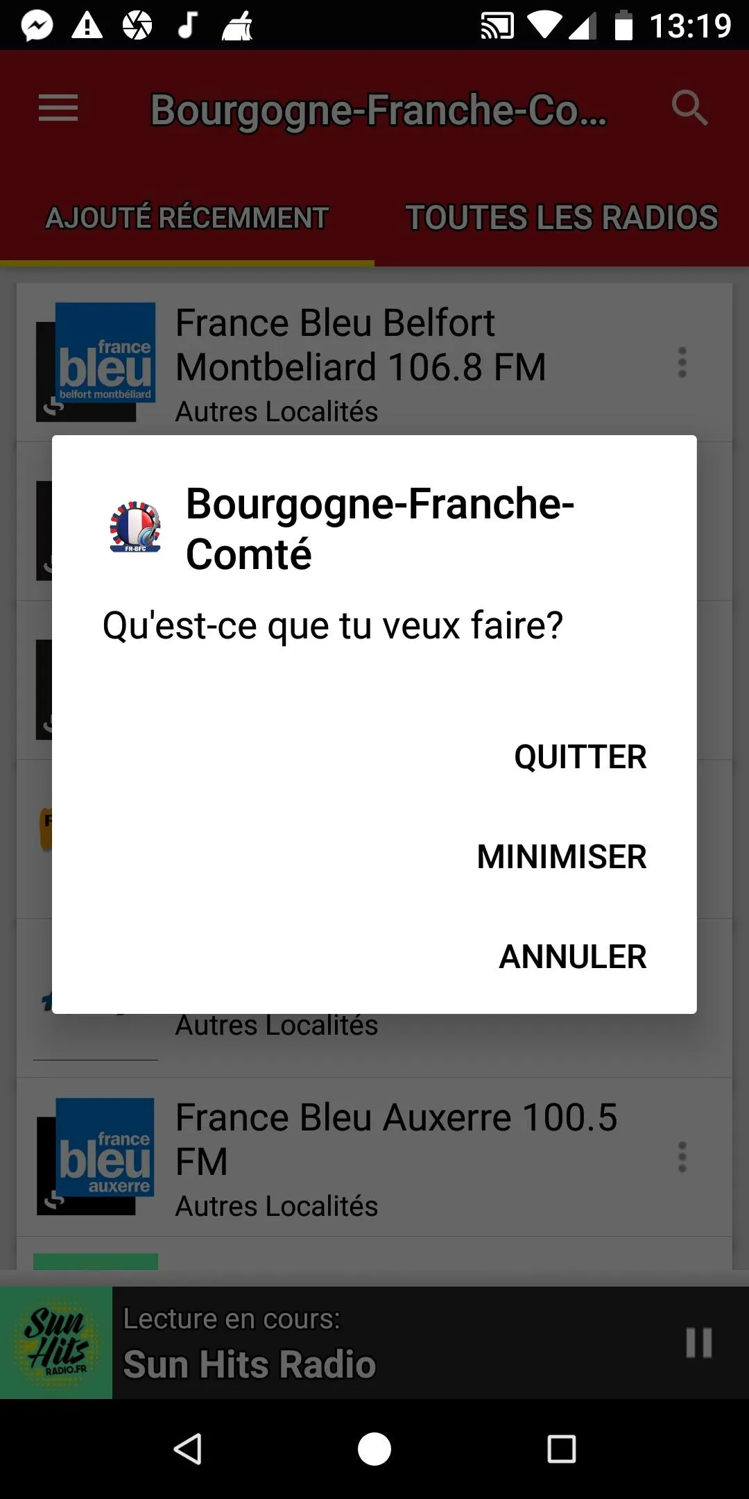 Radios:Bourgogne-Franche-Comté | Indus Appstore | Screenshot