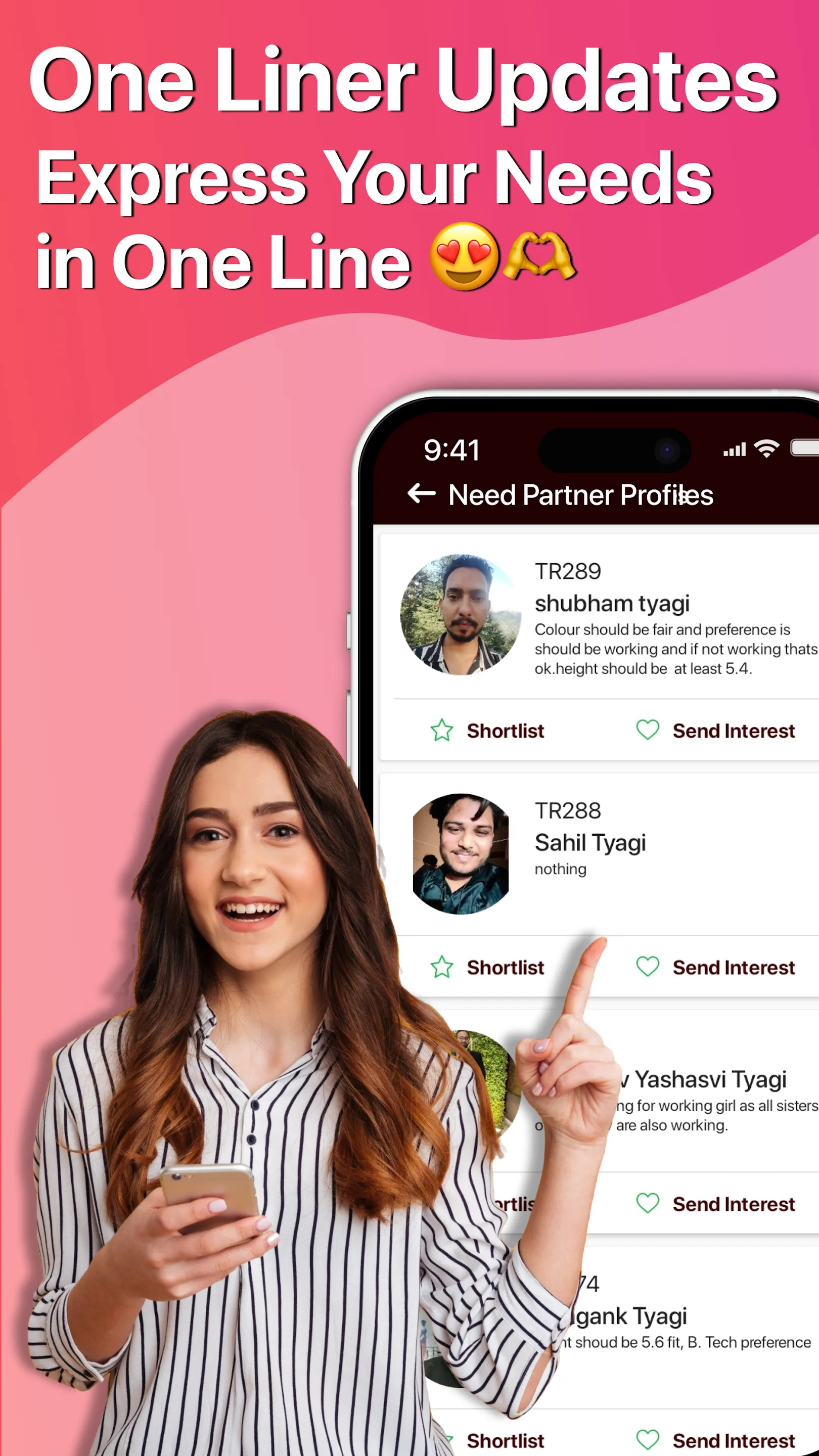 Tyagi Rishtey Matrimony App | Indus Appstore | Screenshot