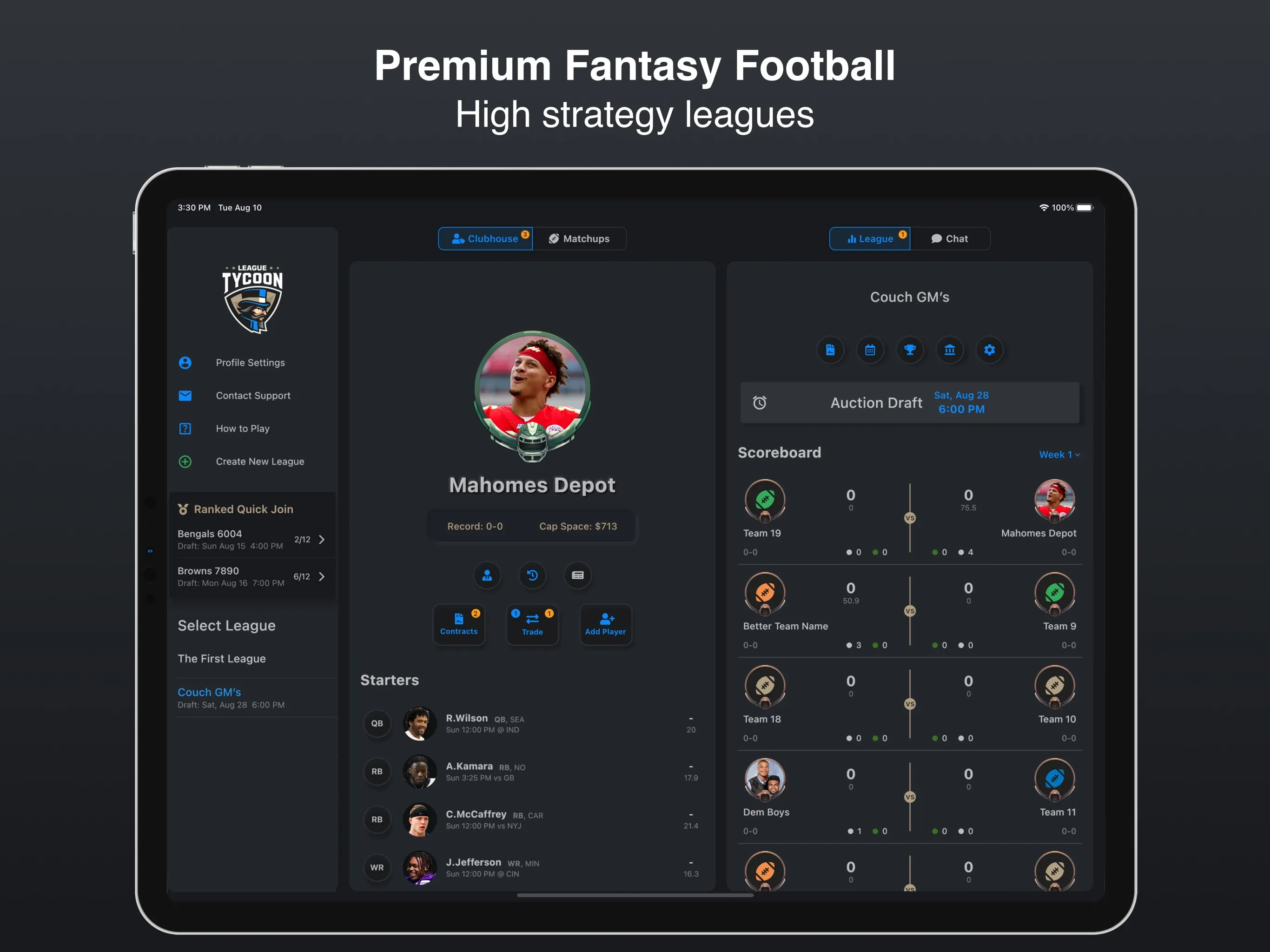 League Tycoon Fantasy Football | Indus Appstore | Screenshot