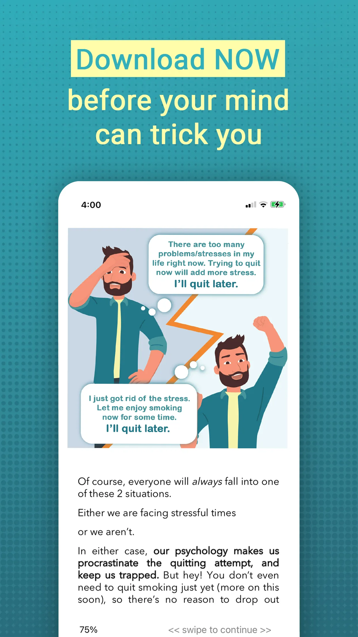 QuitSure: Quit Smoking Smartly | Indus Appstore | Screenshot