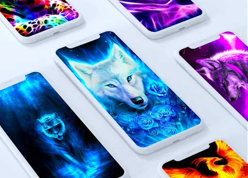 Neon Animals Wallpapers | Indus Appstore | Screenshot