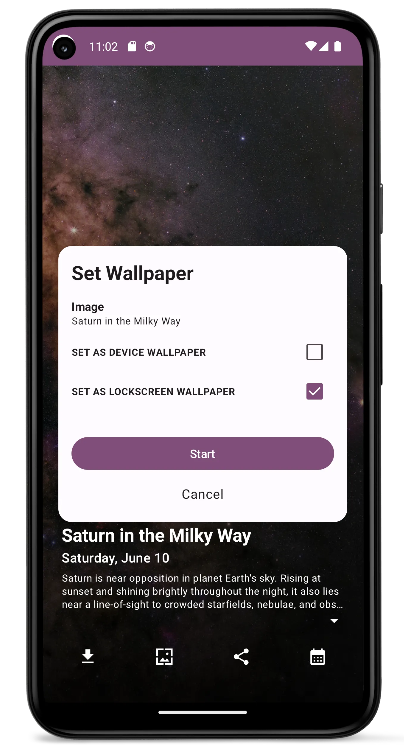 Astro Wall: Space Backgrounds | Indus Appstore | Screenshot