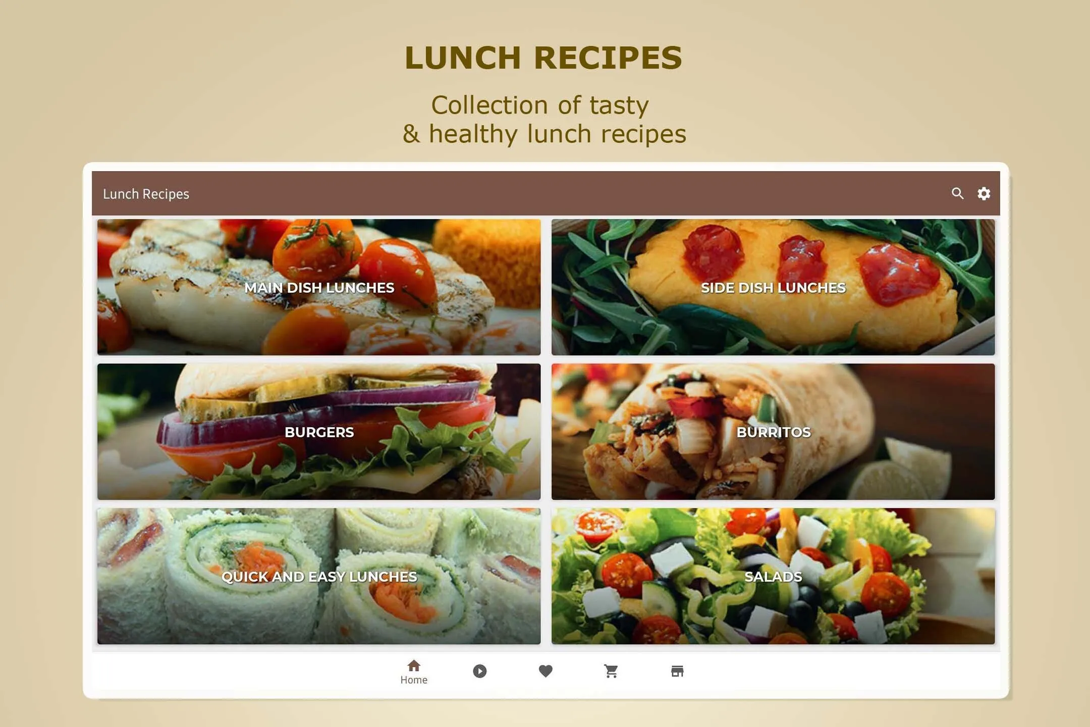 Lunch Recipes | Indus Appstore | Screenshot