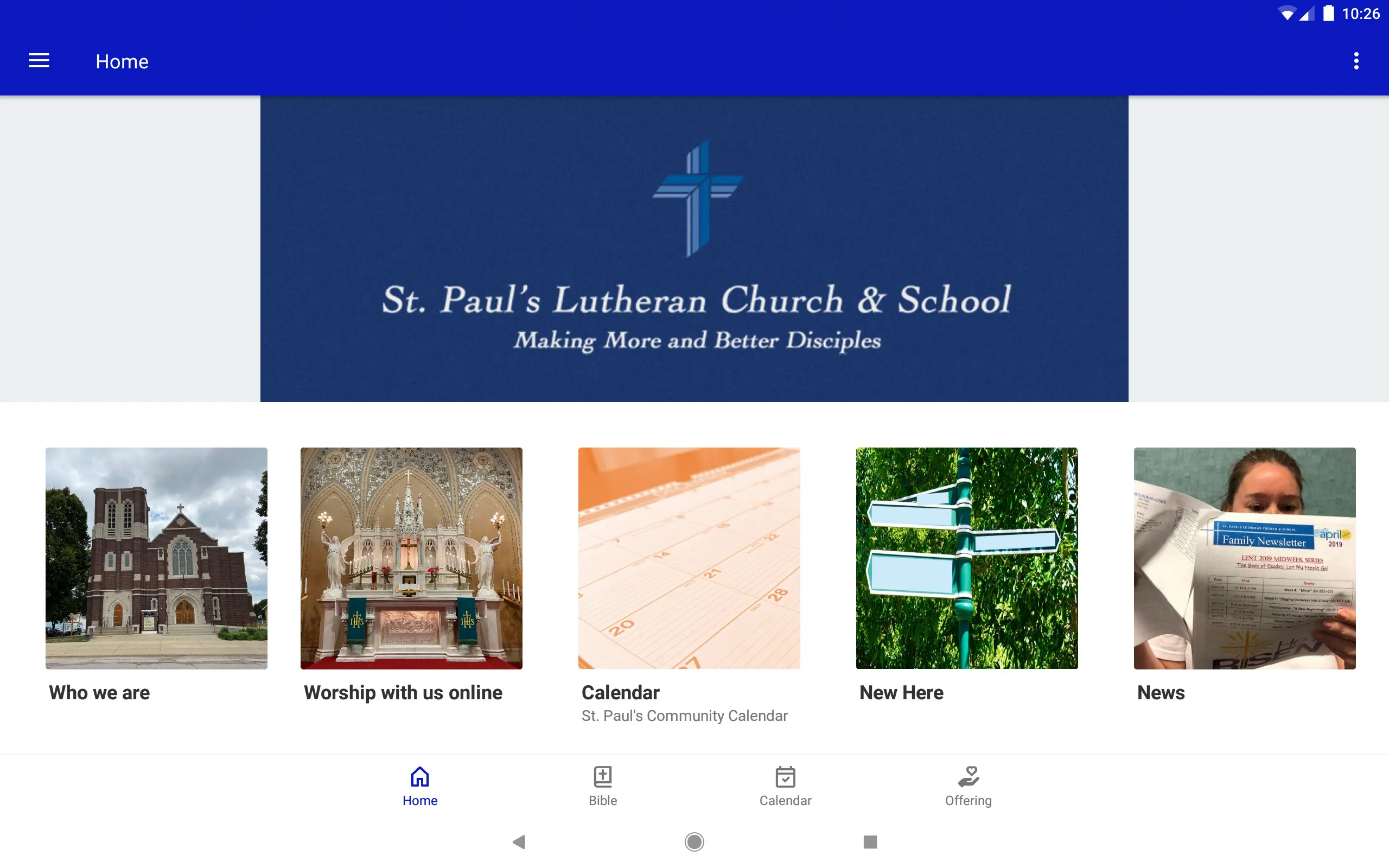 St Paul's Lutheran Sioux City | Indus Appstore | Screenshot