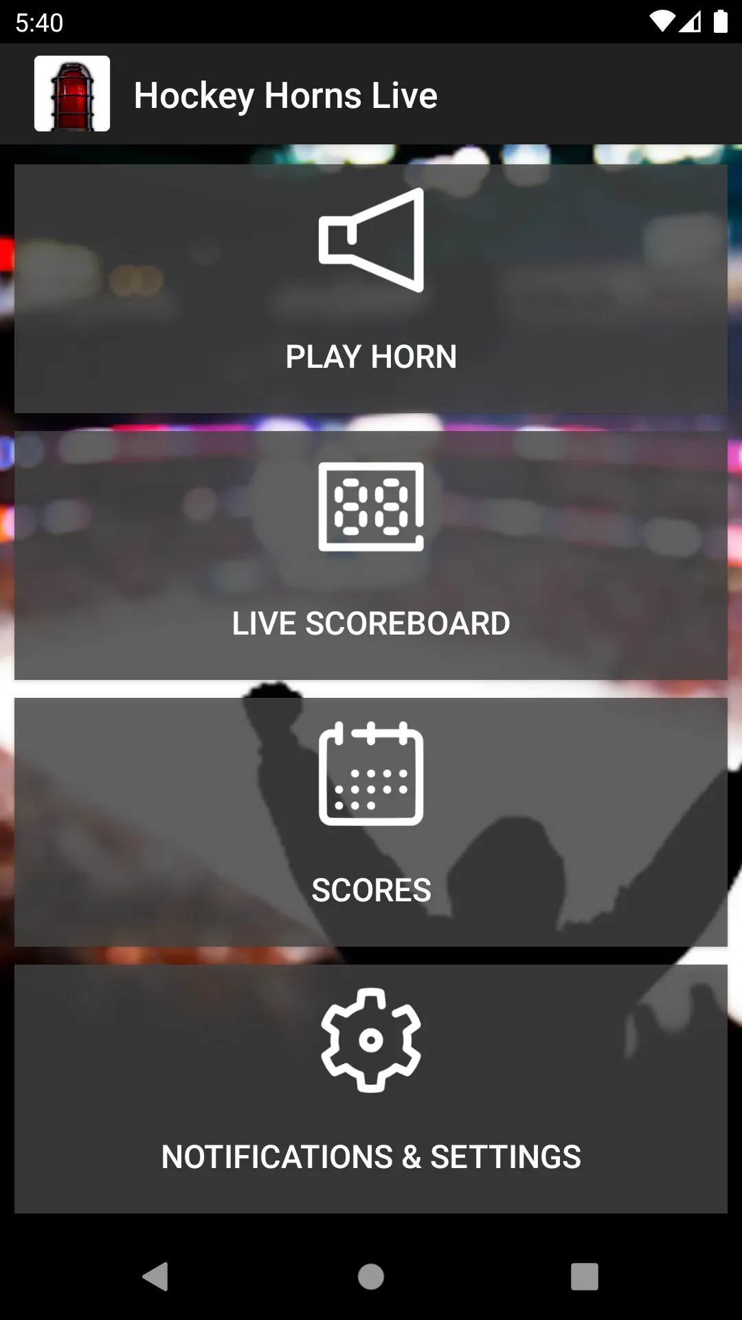 Hockey Horns Live | Indus Appstore | Screenshot