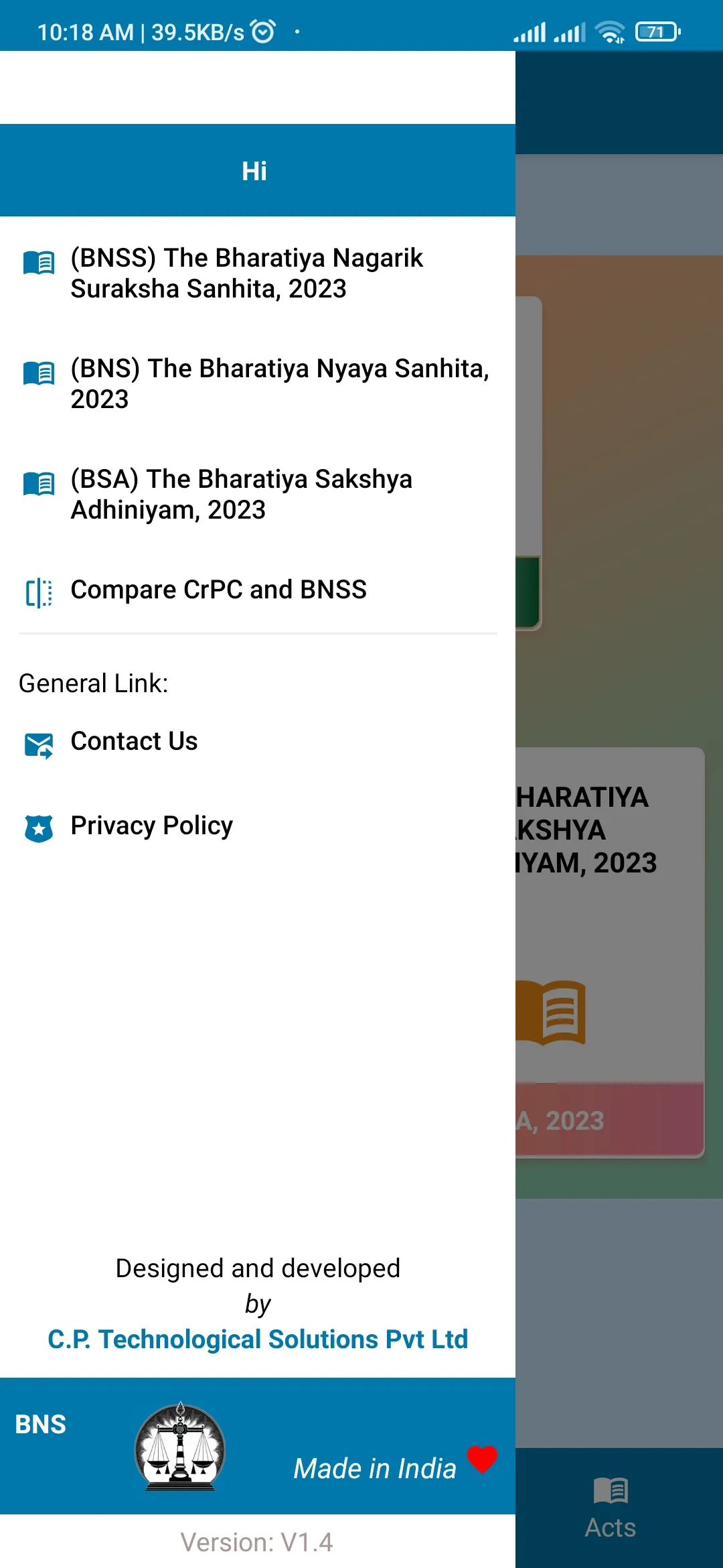 Bharatiya Nyaya Sanhita (BNS) | Indus Appstore | Screenshot