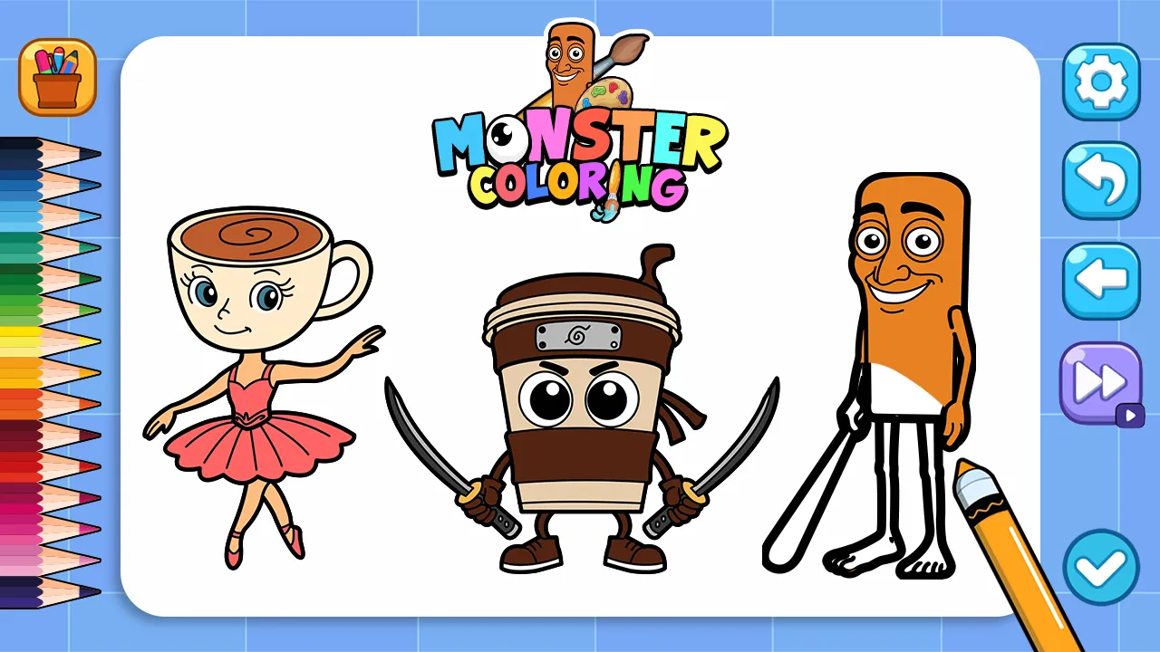 Monster Coloring: Draw Master | Indus Appstore | Screenshot