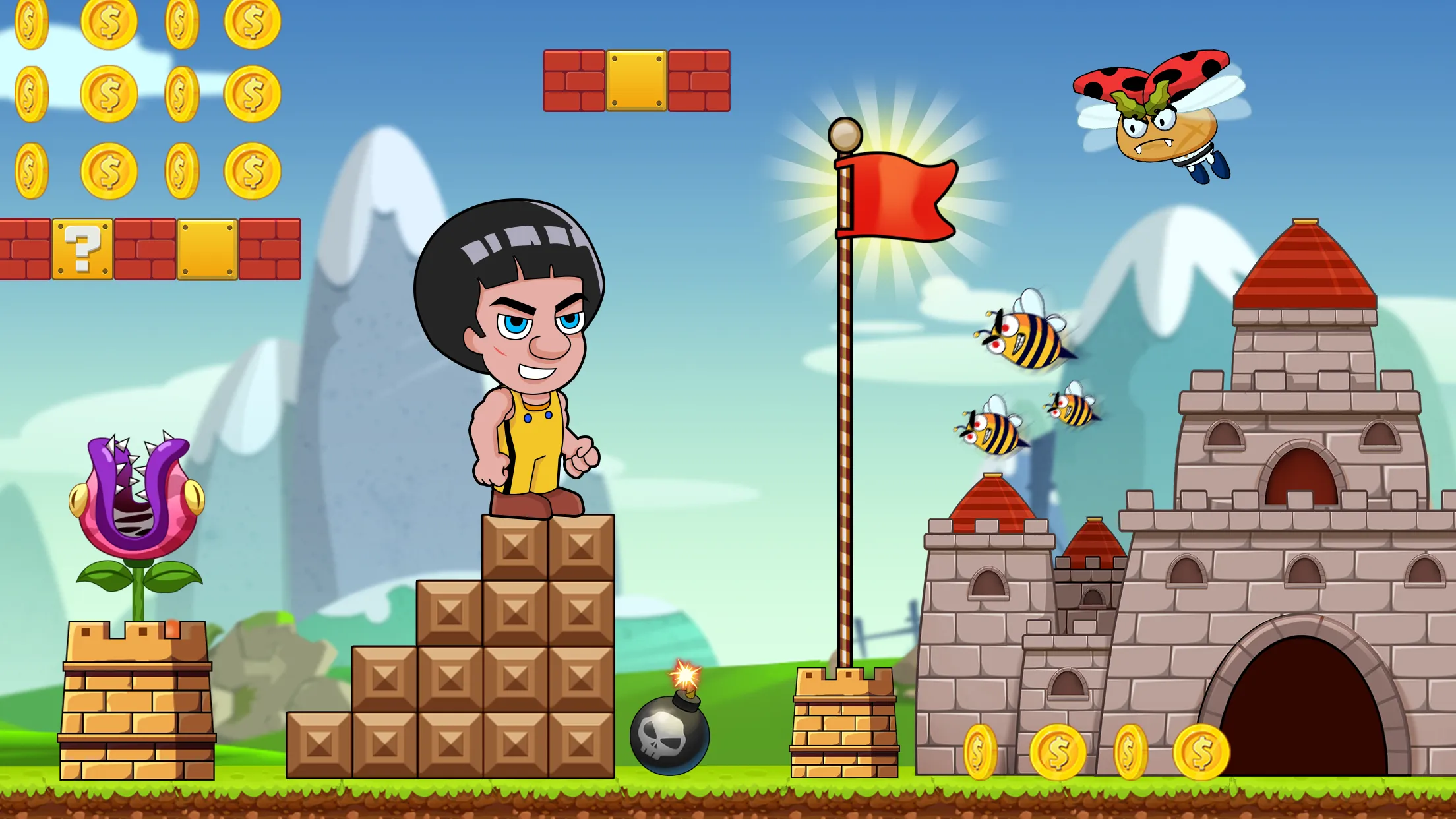 Super Lee Bros: Run & Fighting | Indus Appstore | Screenshot