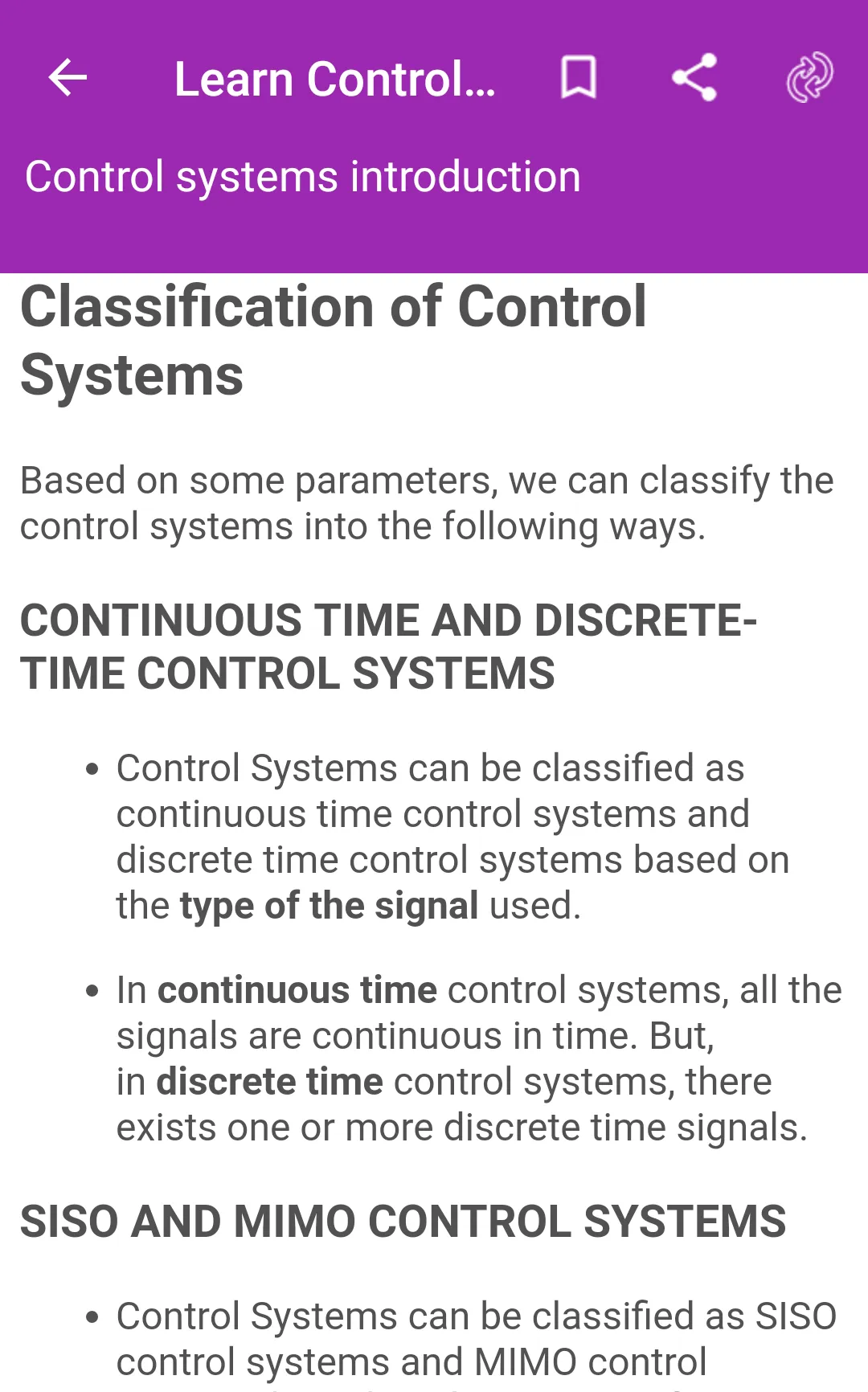 Learn Control Systems | Indus Appstore | Screenshot