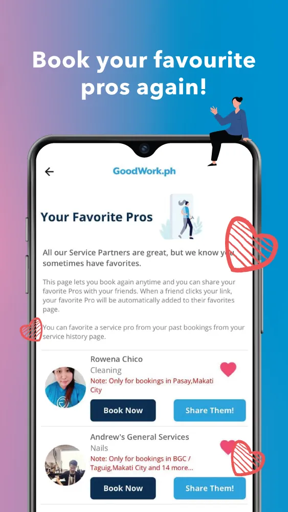 GoodWork.ph - Book Quality Hom | Indus Appstore | Screenshot