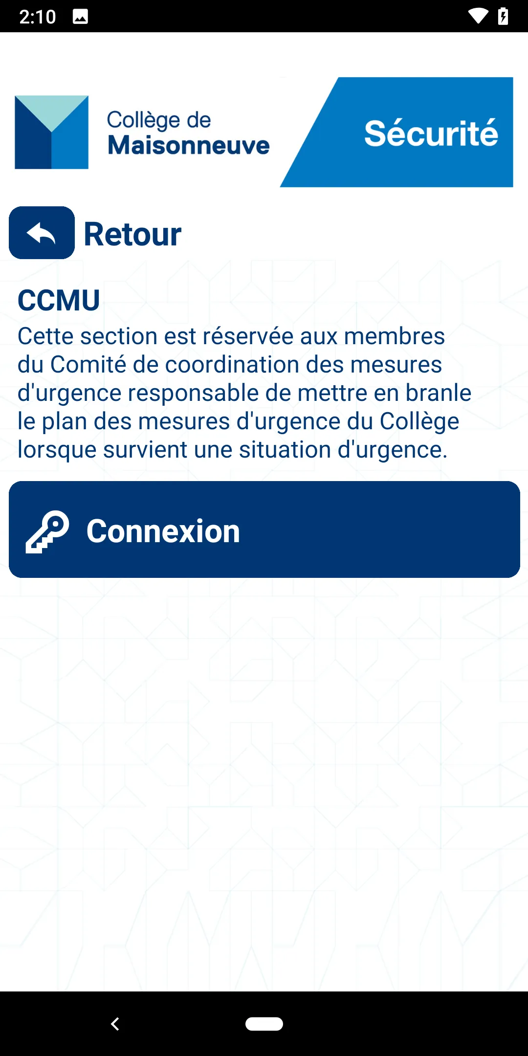 Sécurité Maisonneuve | Indus Appstore | Screenshot