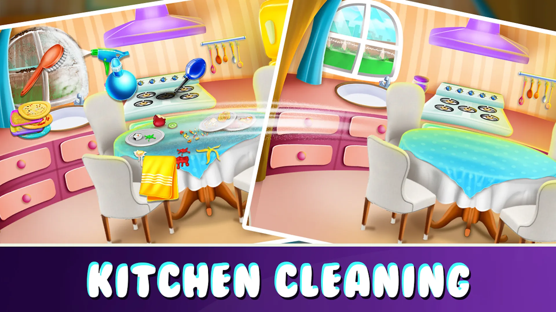 Girls Home Cleaning Games | Indus Appstore | Screenshot