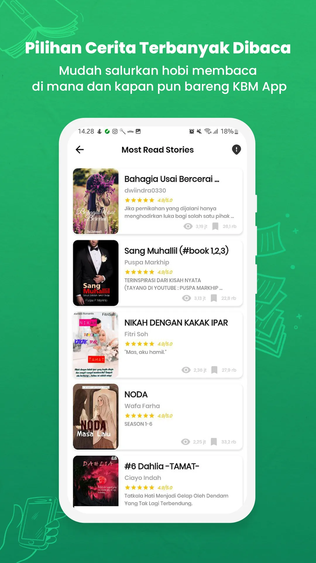 KBM App - Baca Novel dan Buku | Indus Appstore | Screenshot