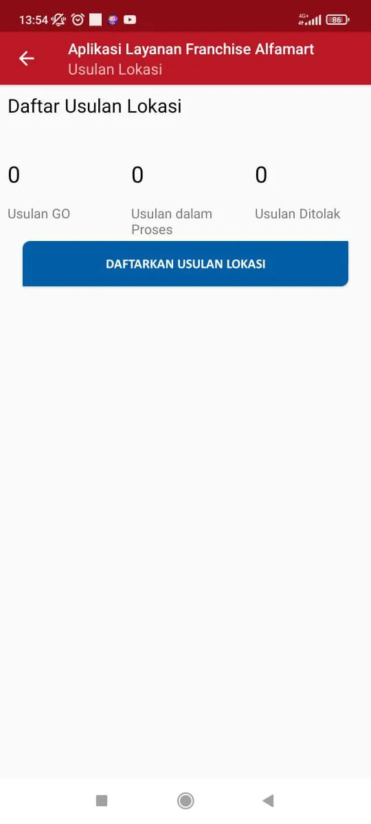 Apl Layanan Franchise Alfamart | Indus Appstore | Screenshot