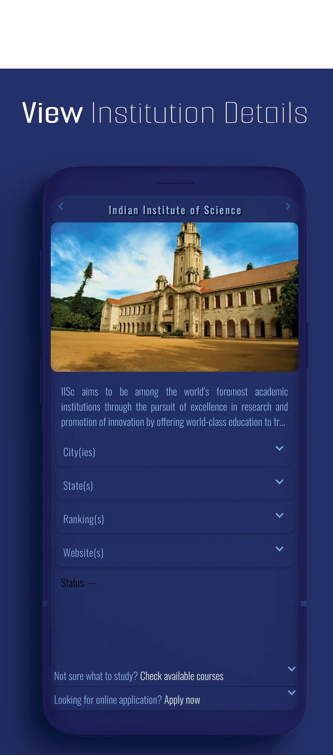 Indian Institutions | Indus Appstore | Screenshot