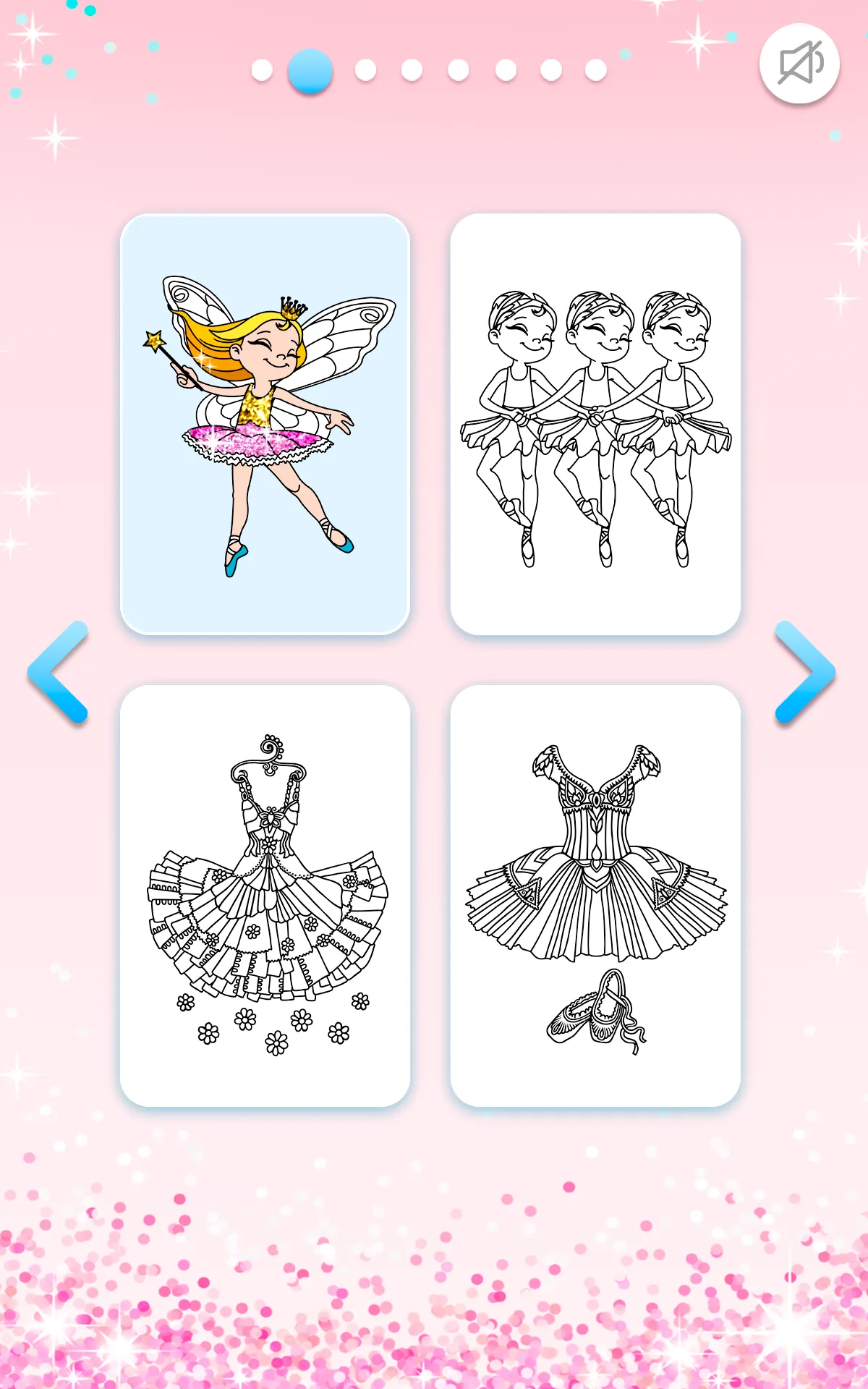 Ballet Color Glitter for Girls | Indus Appstore | Screenshot