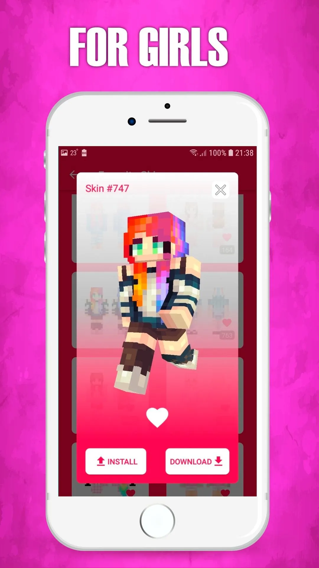 Girls Skins for Minecraft | Indus Appstore | Screenshot