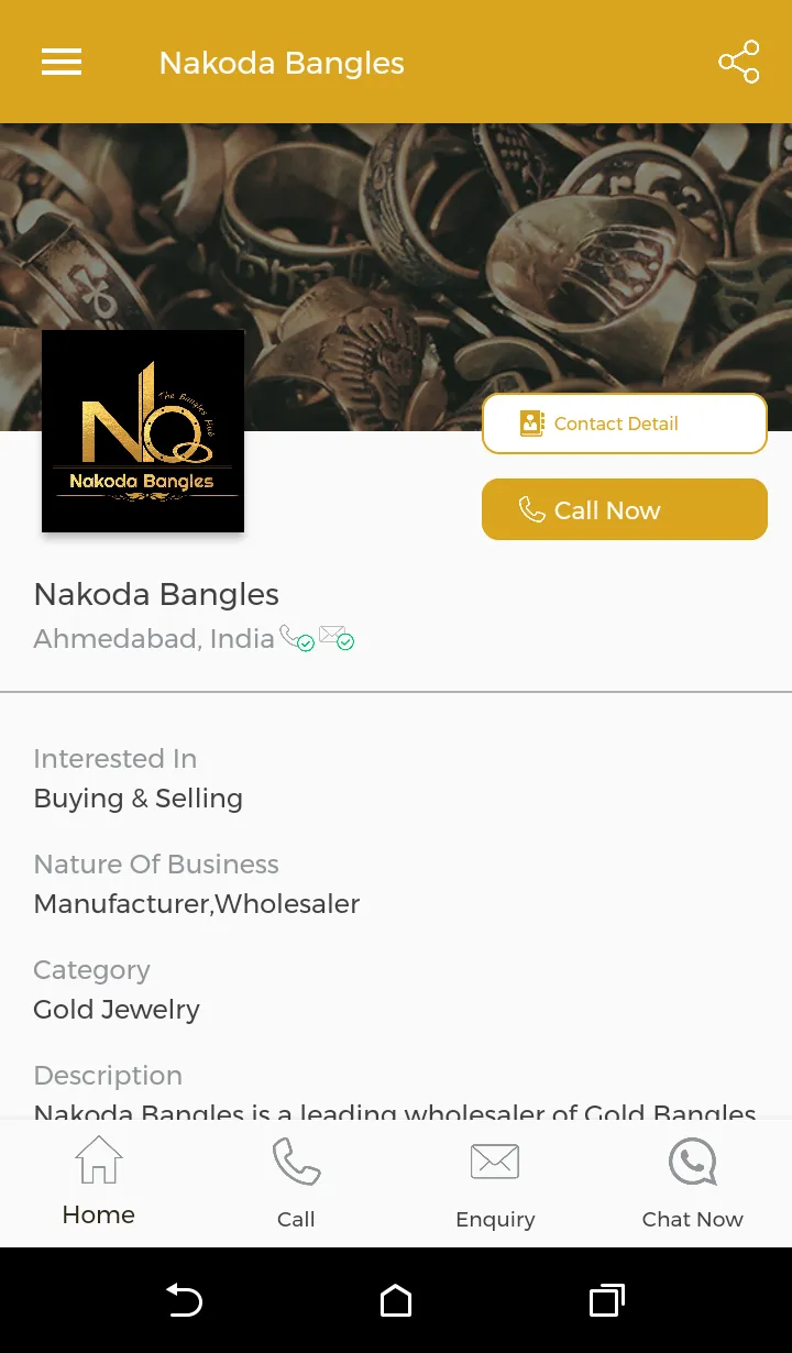 Nakoda Bangles - Gold Bangles  | Indus Appstore | Screenshot