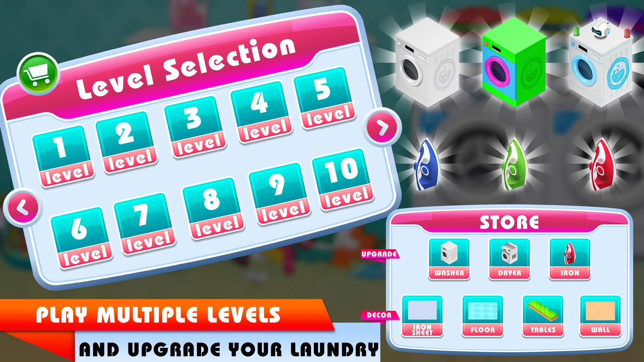 My Laundry Shop Manager Dirty | Indus Appstore | Screenshot