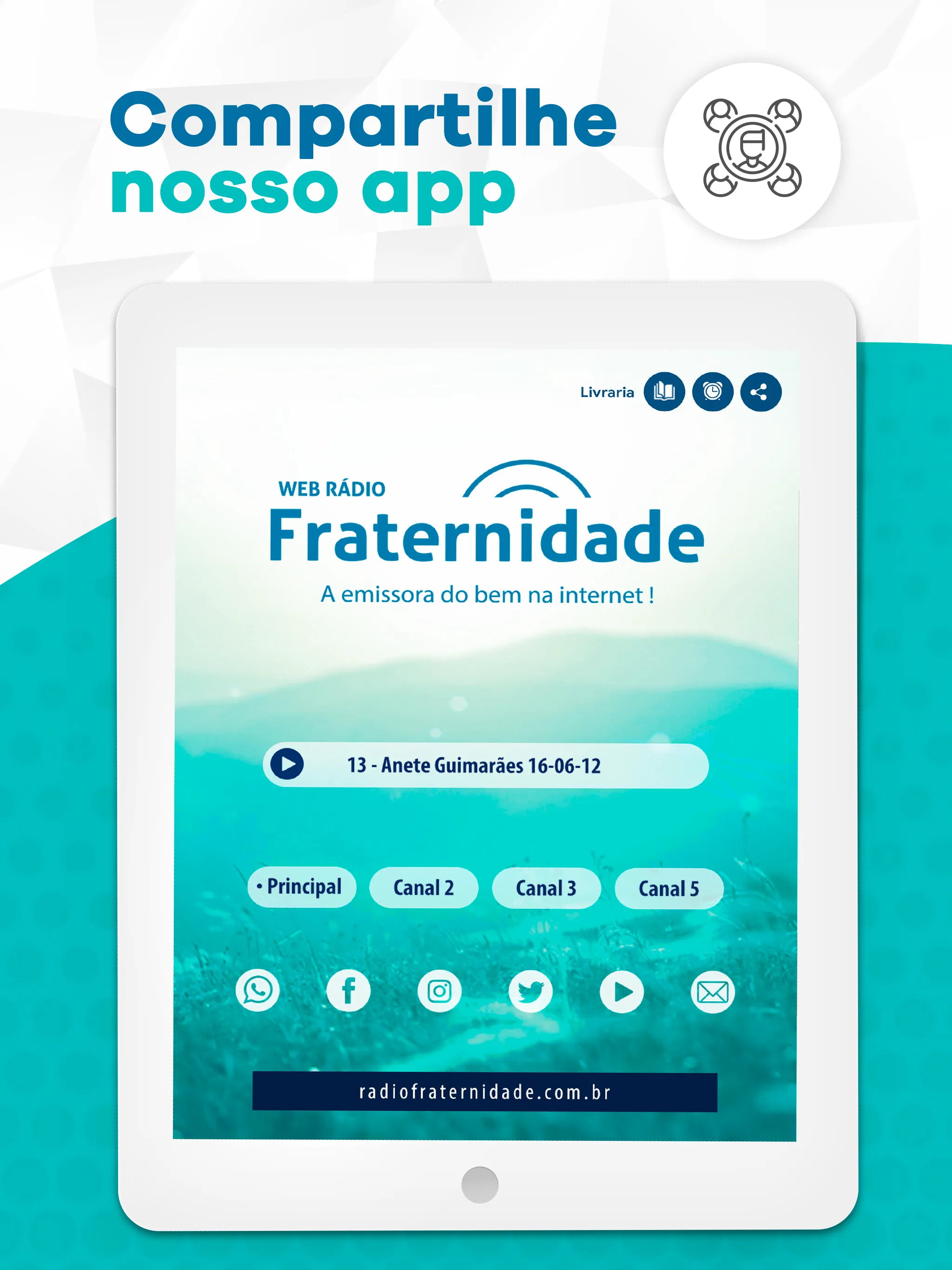 Web Radio Fraternidade | Indus Appstore | Screenshot