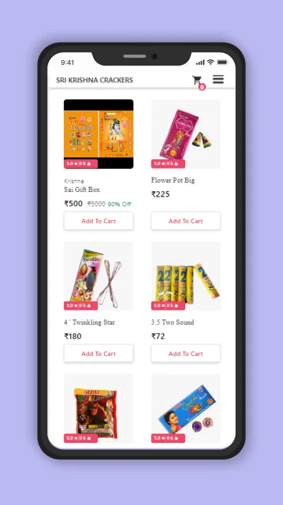 Sri Krishna Crackers | Indus Appstore | Screenshot