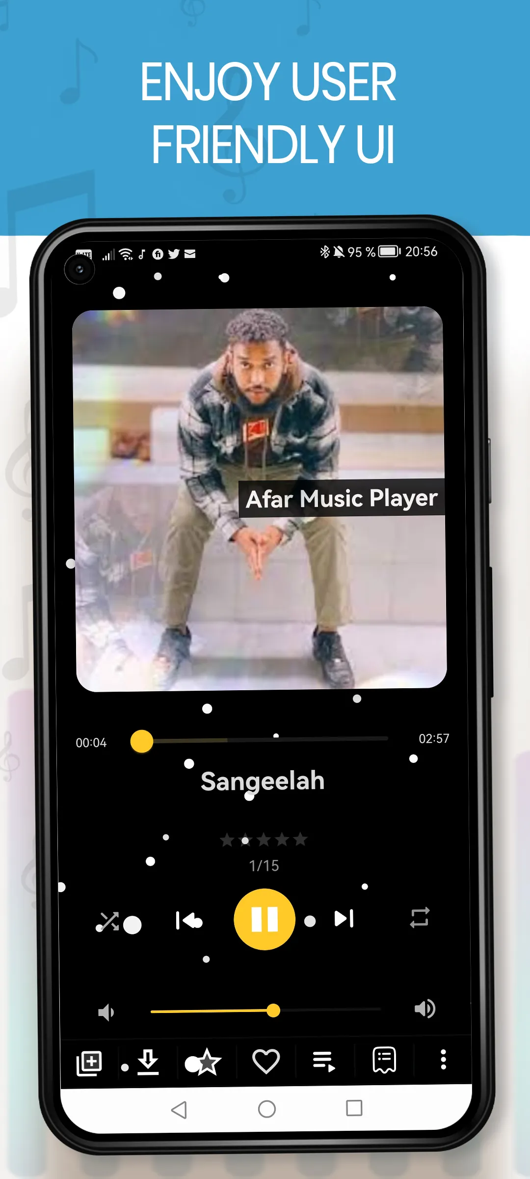 Afar Music Player | Indus Appstore | Screenshot