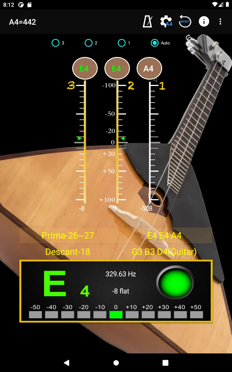 Balalaika Tuner & Metronome | Indus Appstore | Screenshot