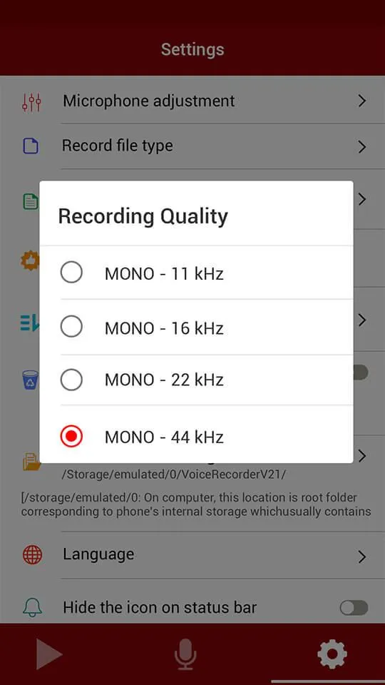 voice recorder - pro recorder | Indus Appstore | Screenshot