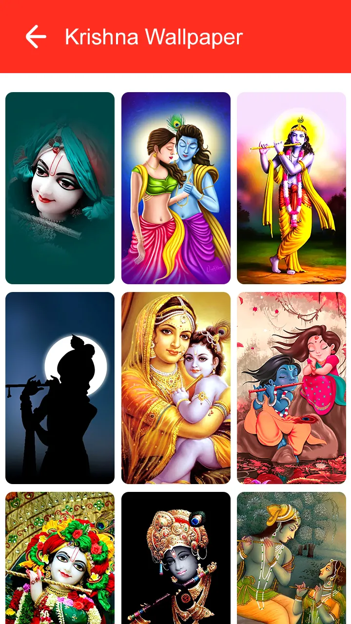 Lord Krishna Wallpaper 2023 | Indus Appstore | Screenshot