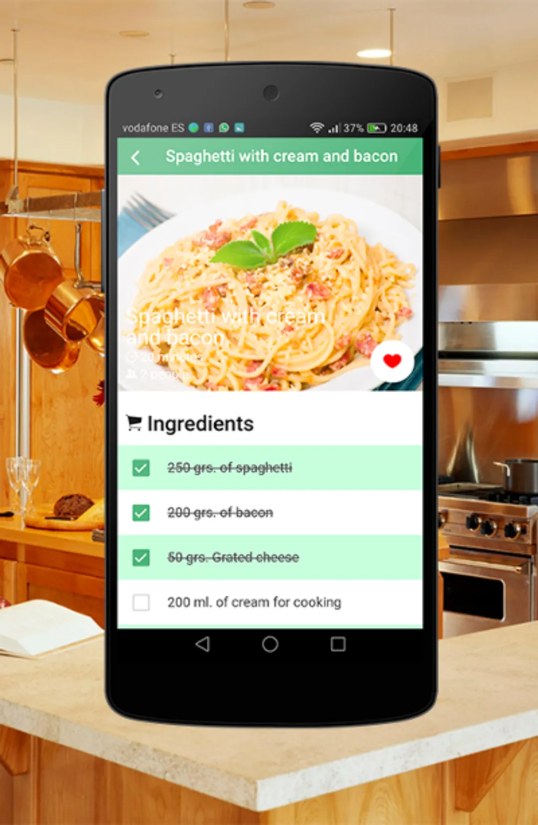 Italian Spaghetti Recipes | Indus Appstore | Screenshot