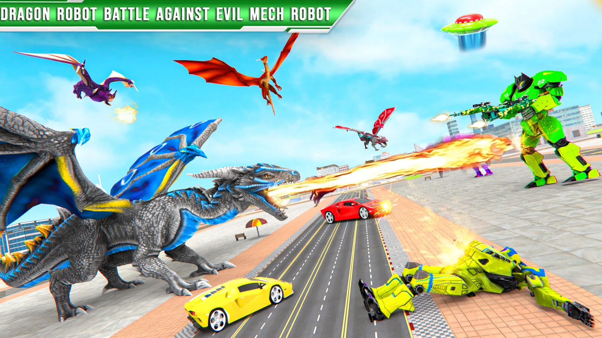 Dragon Robot - Riding Extreme | Indus Appstore | Screenshot