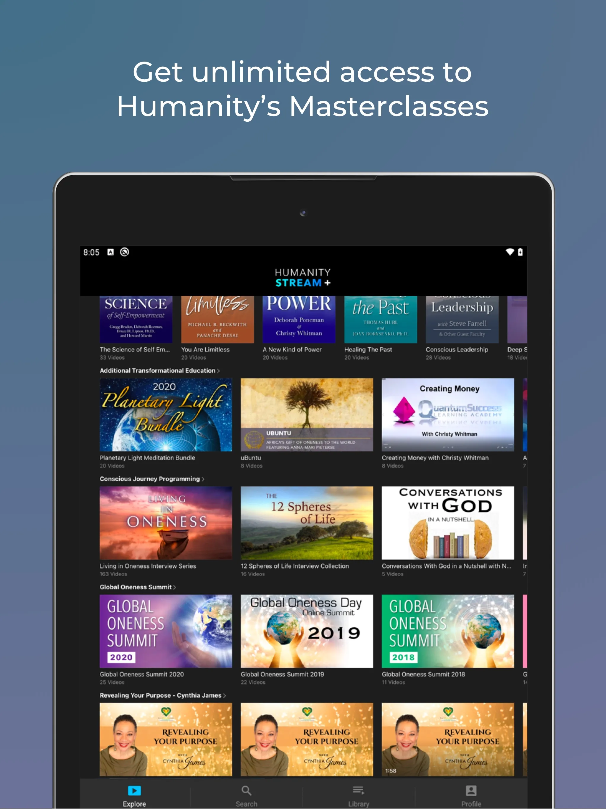 Humanity Stream+ | Indus Appstore | Screenshot